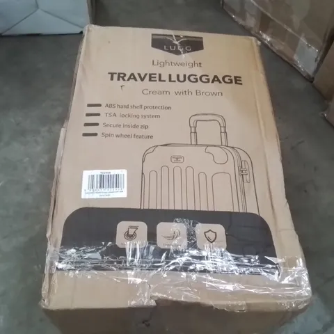 BOXED LUGG LIGHTWEIGHT TRAVEL SUITCASE