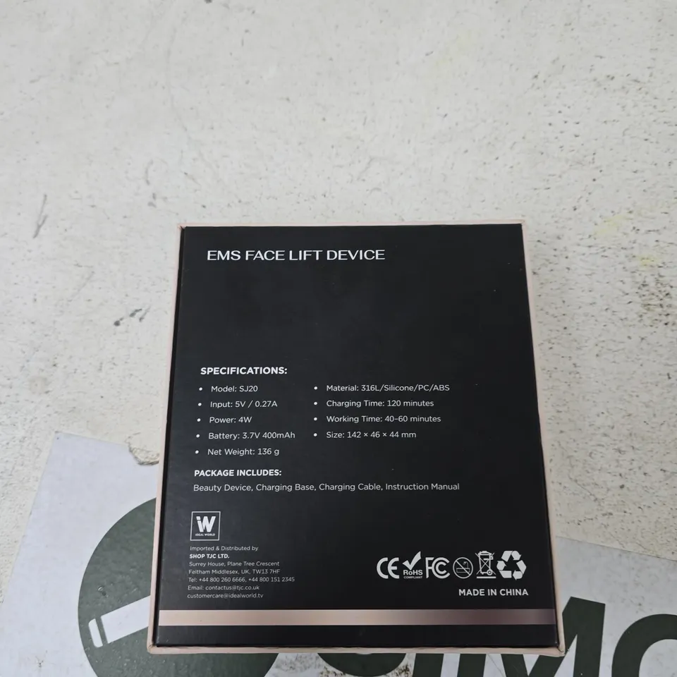 BEAULUXE EMS FACE LIFT DEVICE – MODEL SJ20