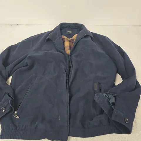 BOSIDENG LONG SLEEVE LINED JACKET IN NAVY - XL