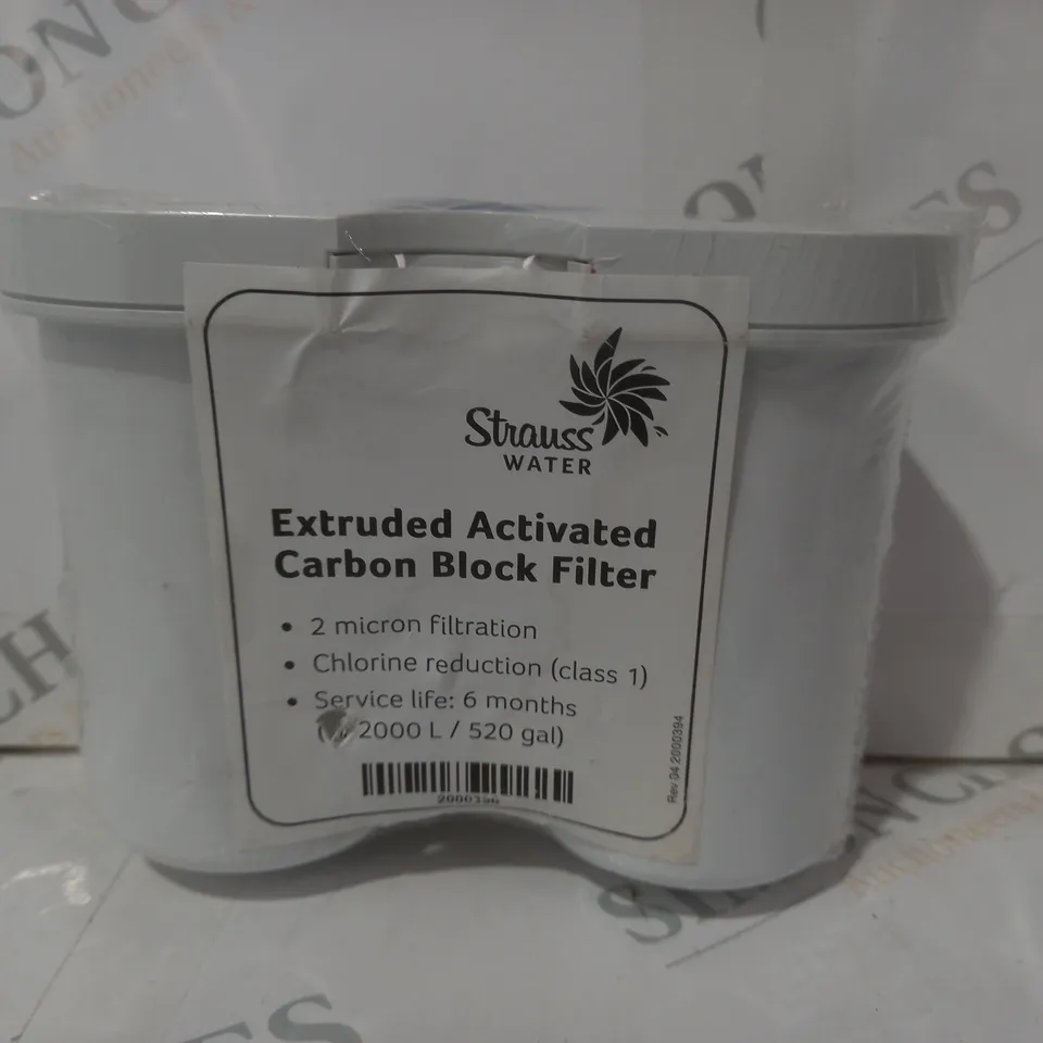 STRAUSS WATER EXTRUDED ACTIVATED CARBON BLOCK FILTER