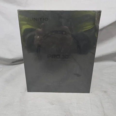 BRAND NEW BOXED MUNITIO PRO.30 WIRELESS HEADPHONES – BRUSHED BLACK 2AQPX-PRO30