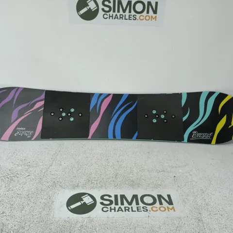 BURTON SNOWBOARD WITH BINDING DISCS