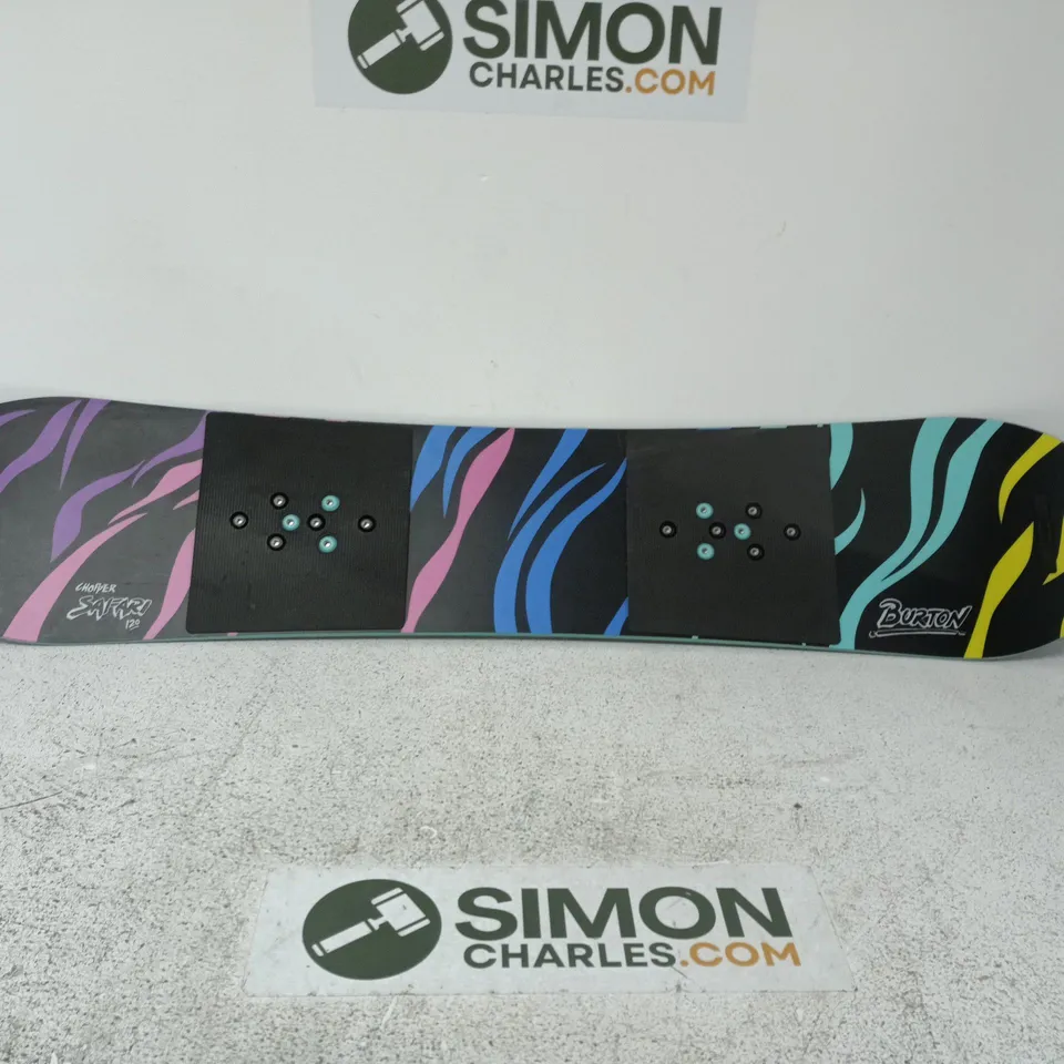 BURTON SNOWBOARD WITH BINDING DISCS