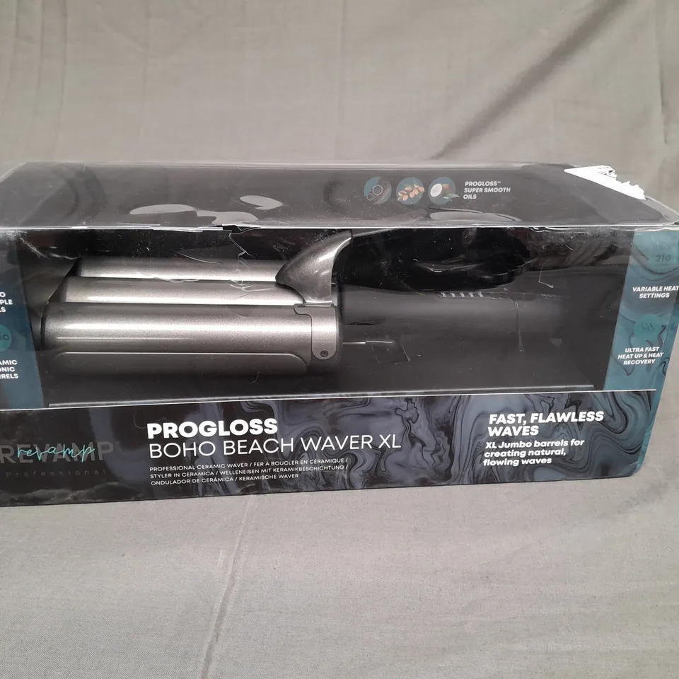BOXED REVAMP PROGLOSS BOHO BEACH WAVER XL