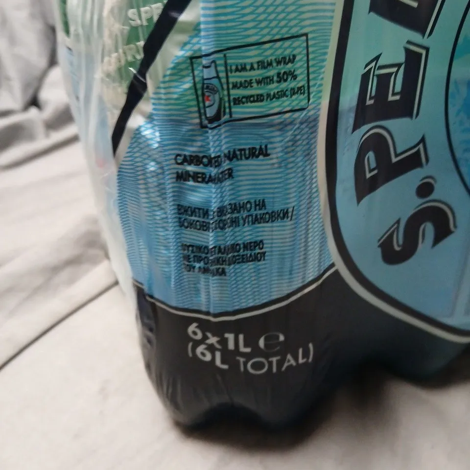 SAN PELLEGRINO SPARKLING WATER – 6 X 1L BOTTLES