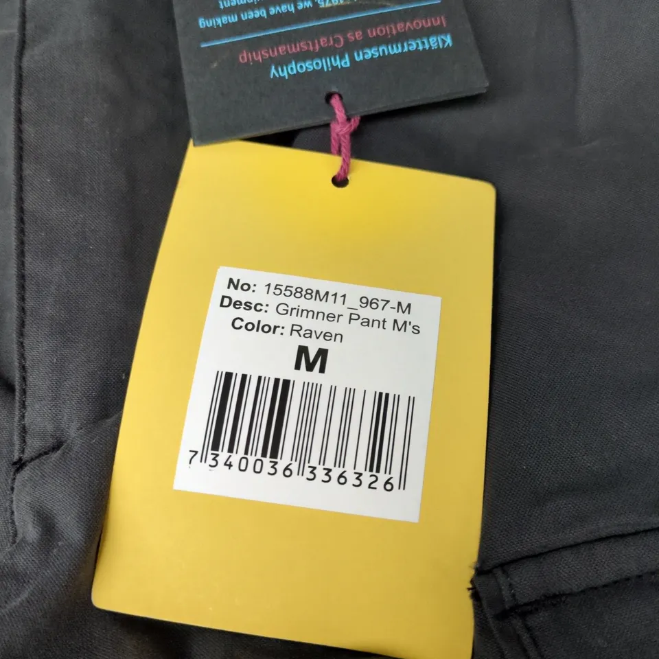 KLATTERMUSEN GRIMNER PANTS MEDIUM RAVEN WITH TAGS