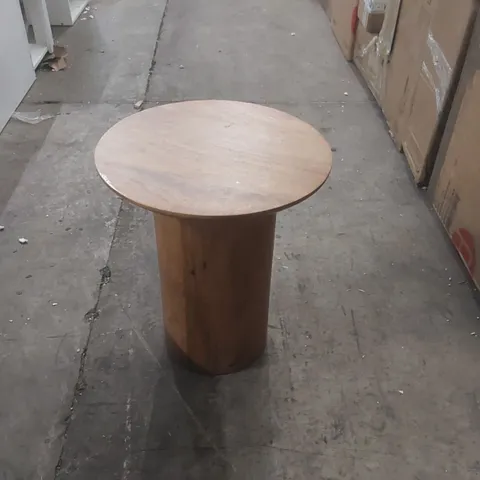 BOXED DANETTI CARA SIDE TABLE - LIGHT MANGO WOOD