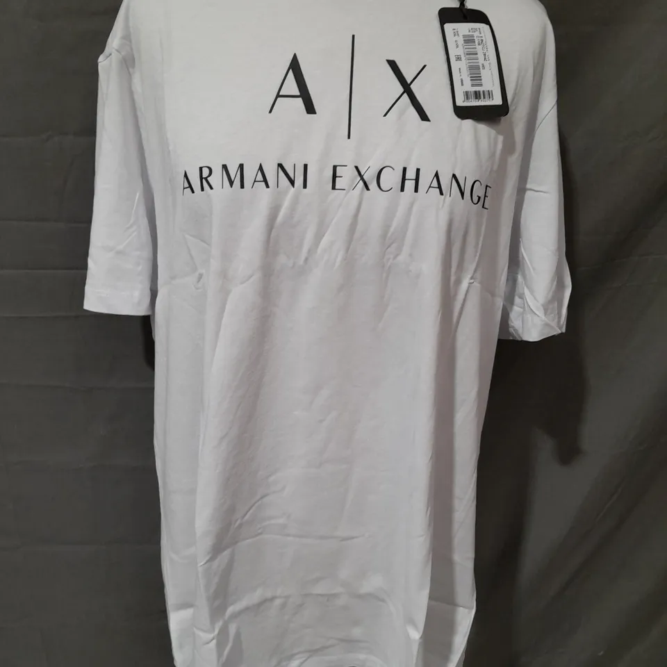 ARMANI EXCHANGE WHITE T-SHIRT - XXL