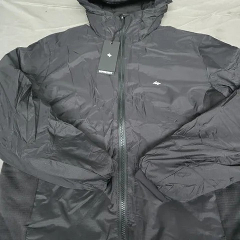 REPRESENT TEAM 247 INSULATED NYLON JACKET – BLACK, SIZE S