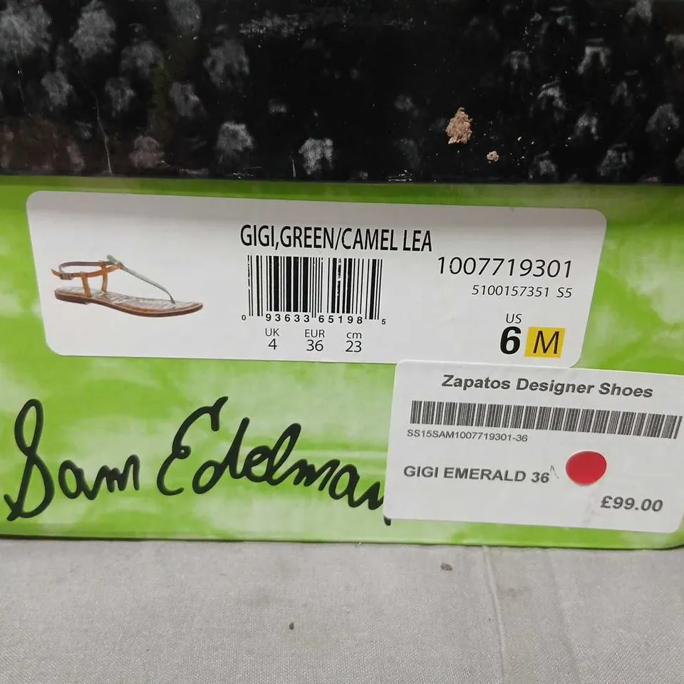 Sam Edelman Gigi Sandals – UK 4 / US 6, Ankle-Strap, Boxed