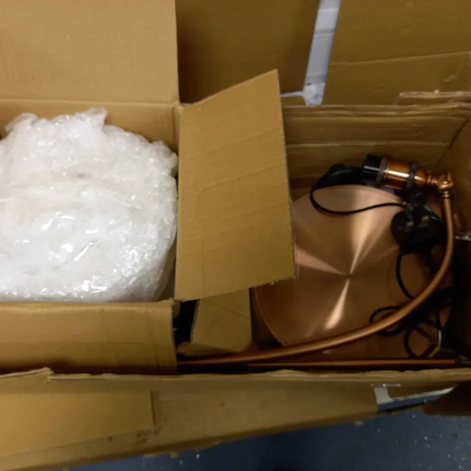 JOGHN LEWIS FLOOR LAMP BRASS 