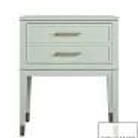 BOXED WESTERLEIGH 2 DRAWER END TABLE