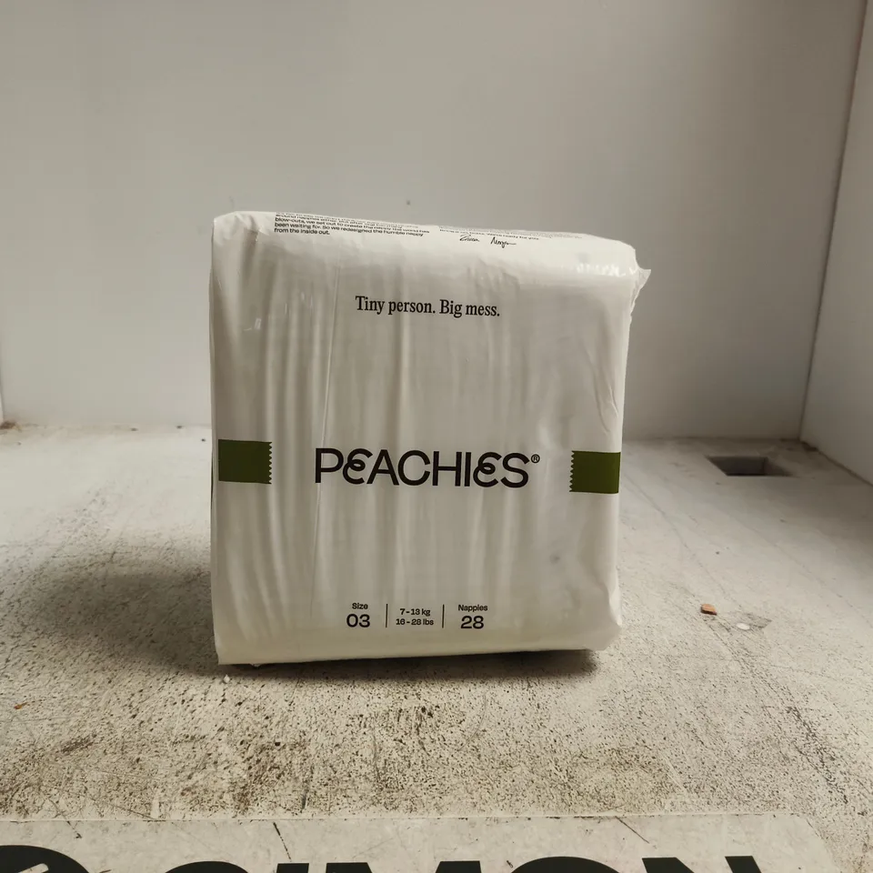 PEACHIES BABY NAPPIES SIZE 3 (7-13 KG), 28 NAPPIES