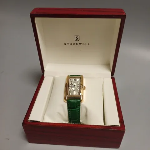 LADIES STOCKWELL WATCH – TEXTURED DIAL WITH SUB DIAL MINUTE HAND – LEATHER STRAP