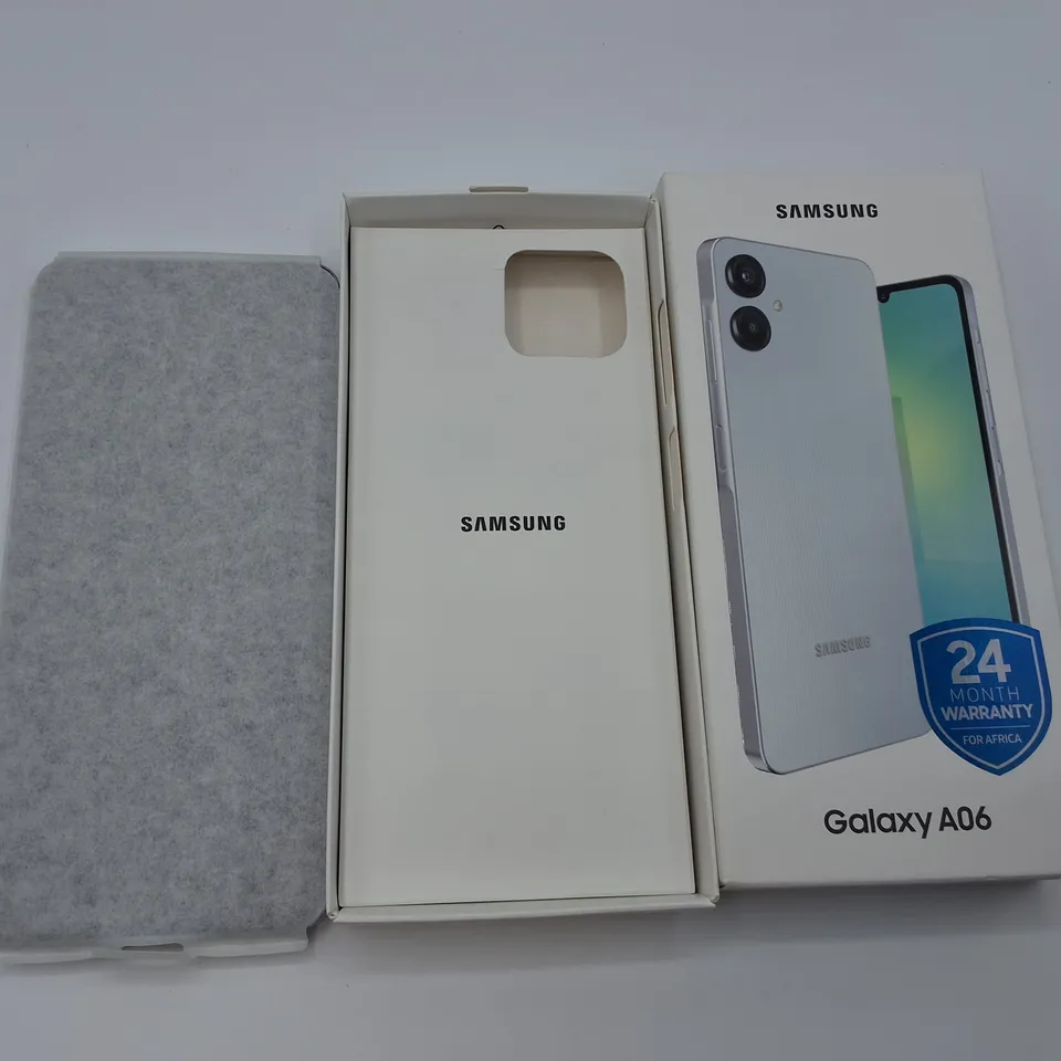 BOXED SAMSUNG GALAXY A06 4GB/64GB IN LIGHT BLUE - SM-A065F