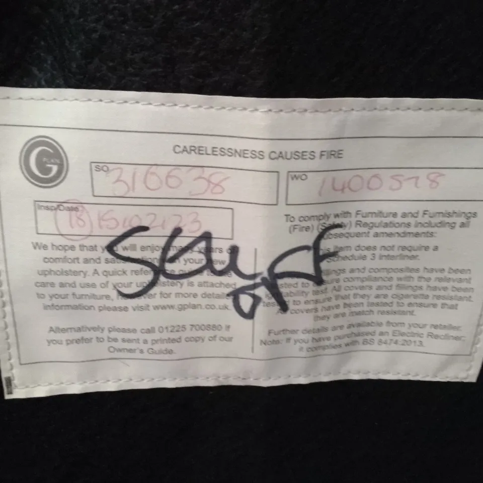 QUALITY DESIGNER G-PLAN SEATTLE STORAGE FOOTSTOOL - REMCO LIGHT GREY