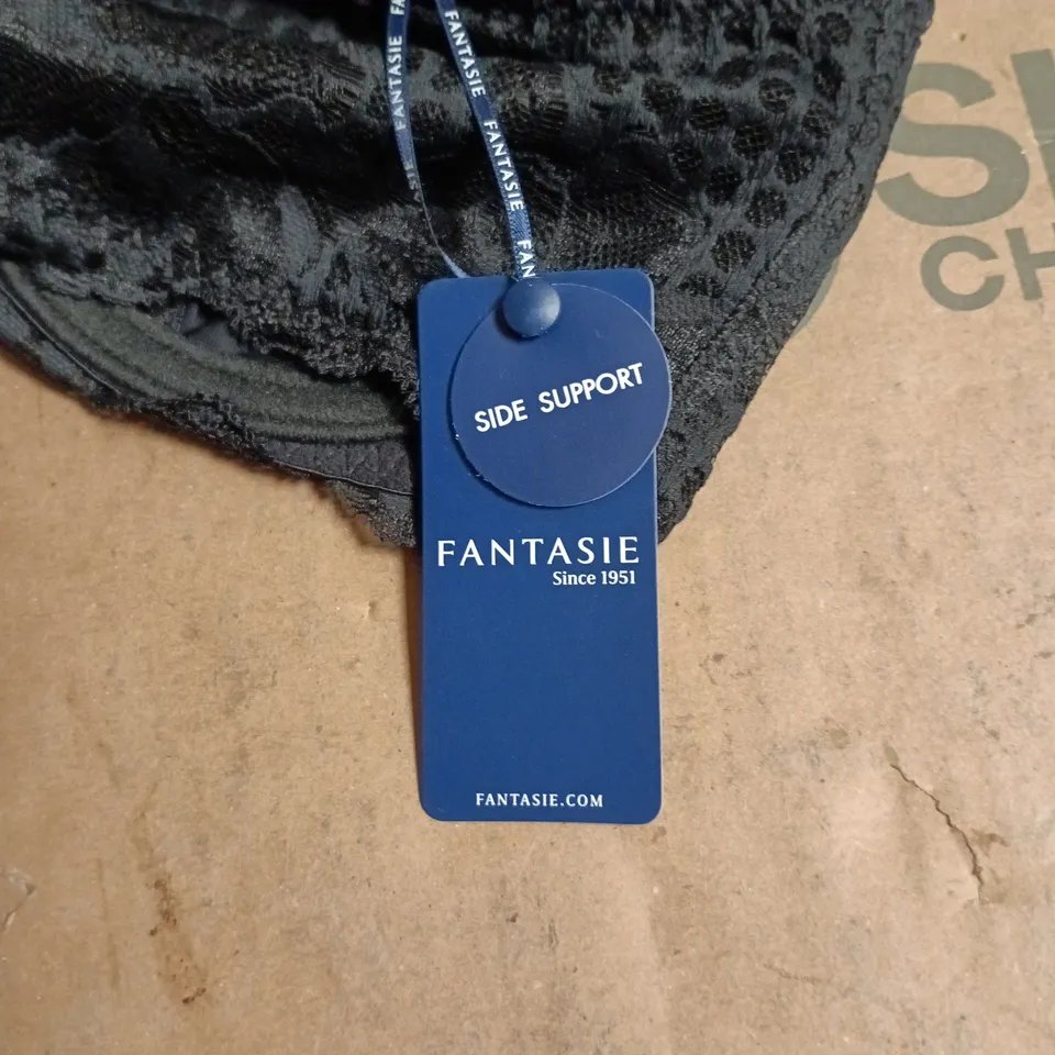 FANTASIE SIDE SUPPORT BLACK BRA UK 34F TAGGED