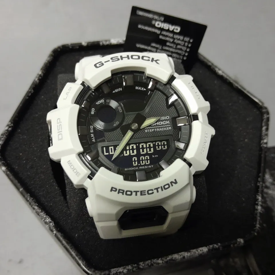 G-SHOCK WHITE BODIED SPORTS WATCH IN BOX