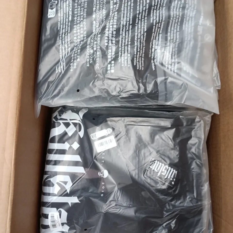 BOX OF APPROXIMATELY 18 ASSORTED BRAND NEW KILLSTAR CLOTHING ITEMS INCLUDING MORBIDAS TALE MINI DRESS AND DUSK EMPRESS DRESS