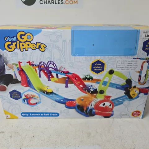 GO GRIPPERS GRIP, LAUNCH & ROLL TRAIN PLAY SET β BOXED