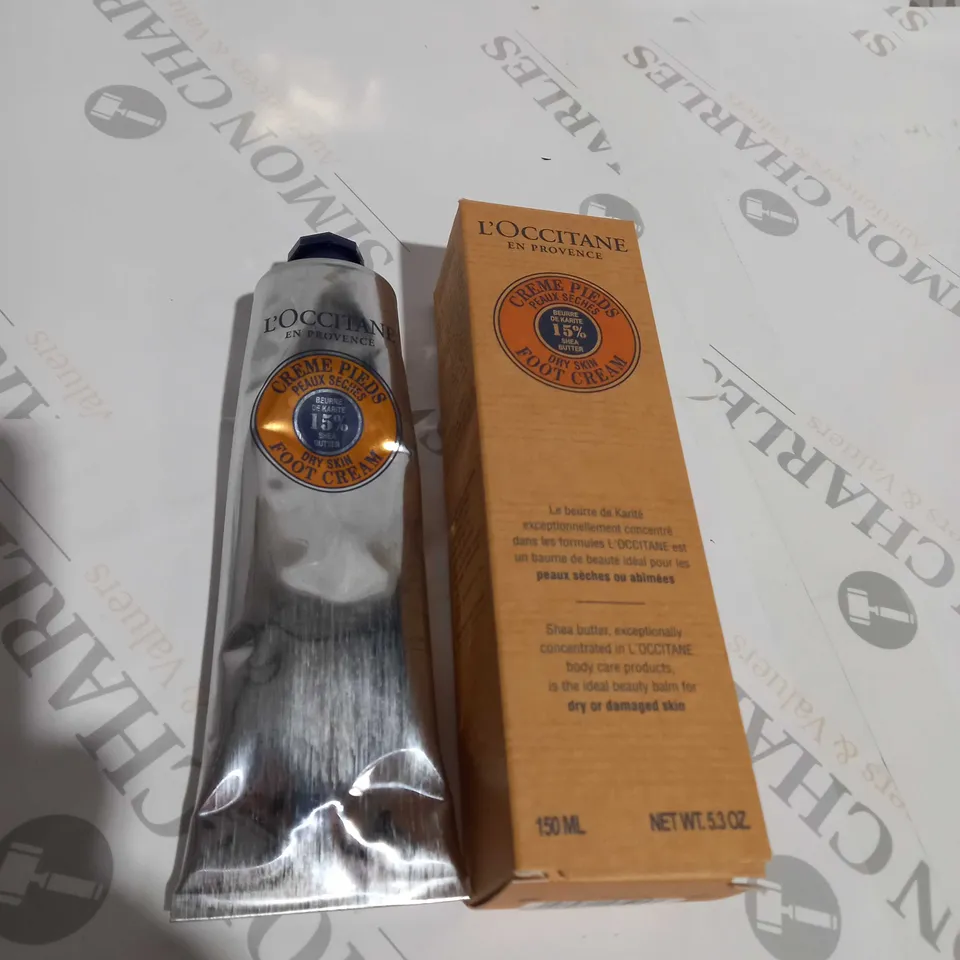 L'OCCITANE SHEA BUTTER FOOT CREAM, 150ML