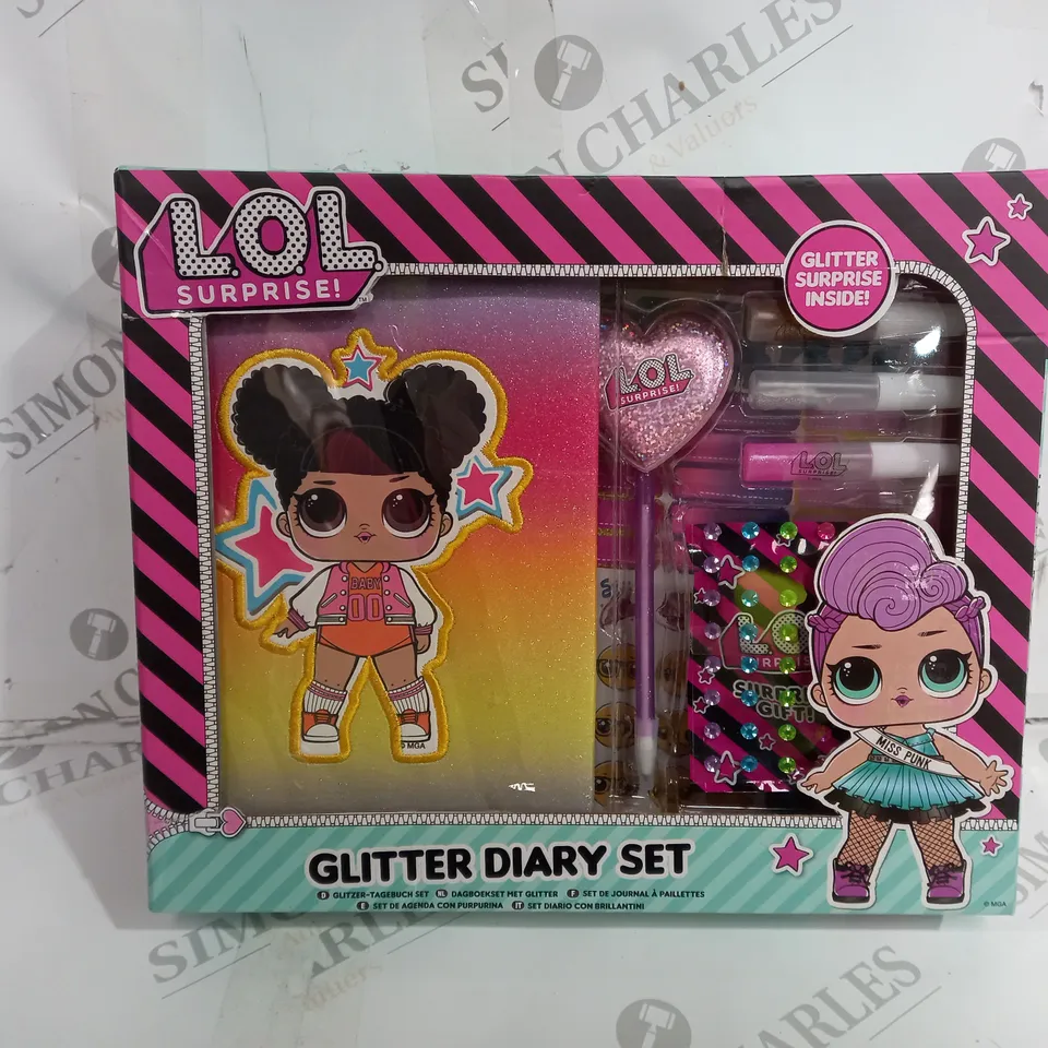 LOL SURPRISE GLITTER DIARY SET