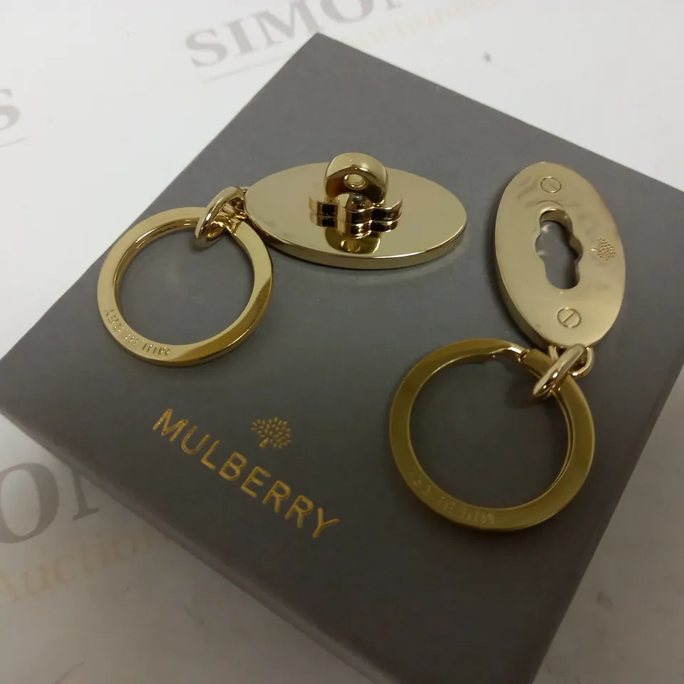 MULBERRY DUAL POSTMAN'S LOCK KEYRING