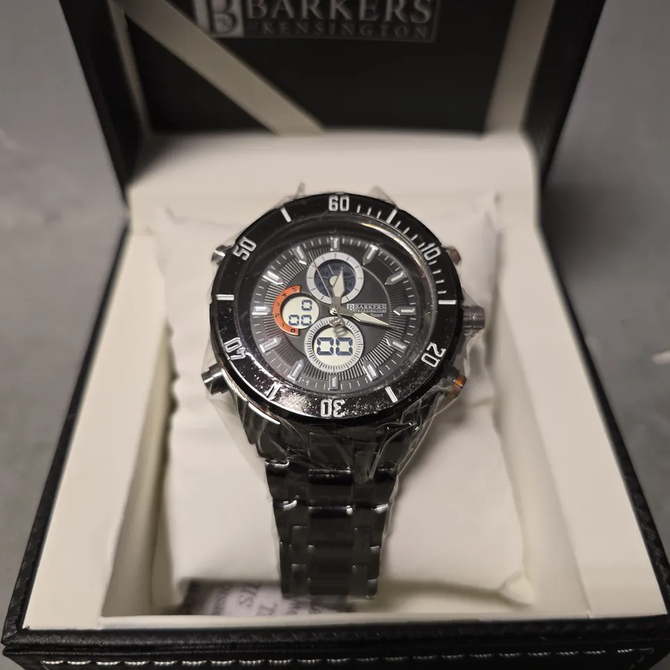 BOXED BARKERS OF KENSINGTON PREMIER SPORT BLACK WATCH