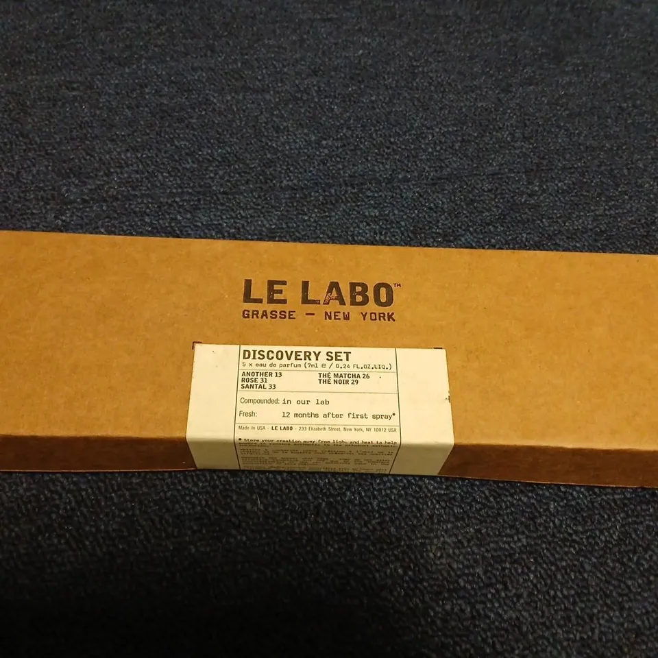 BOXED LE LABO DISCOVERY SET 5 X EAU DE PARFUM 7ML