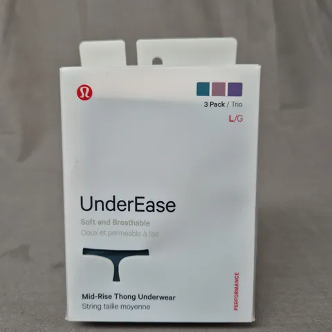 LULULEMON UNDEREASE MID-RISE THONG - X3