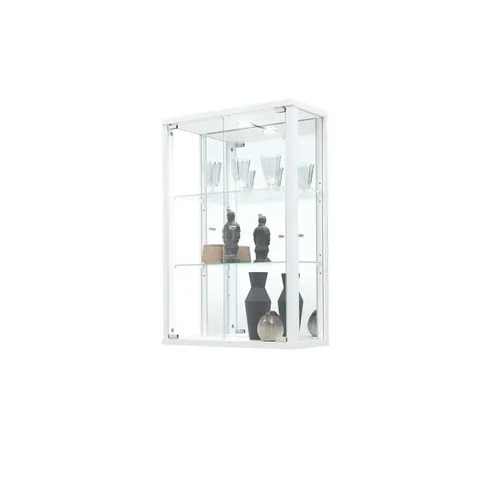 BOXED ETERNITI WALL MOUNTED CURIO CABINET