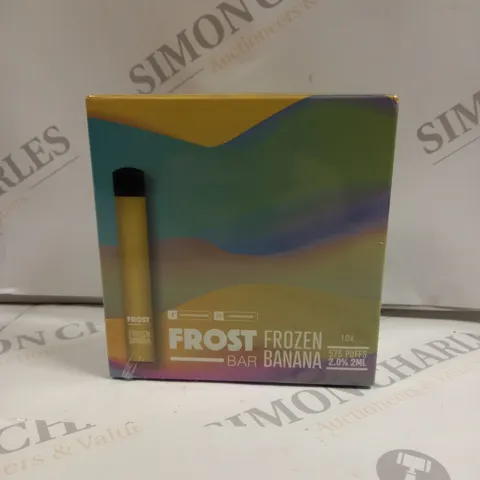 SEALED DR FROST FROST BAR PACK OF 10 DISPOSABLE VAPES - FROZEN BANANA