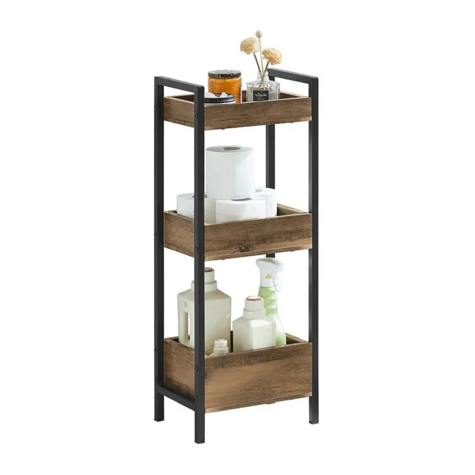 BOXED FREE STANDING BATHROOM SHELVES 
