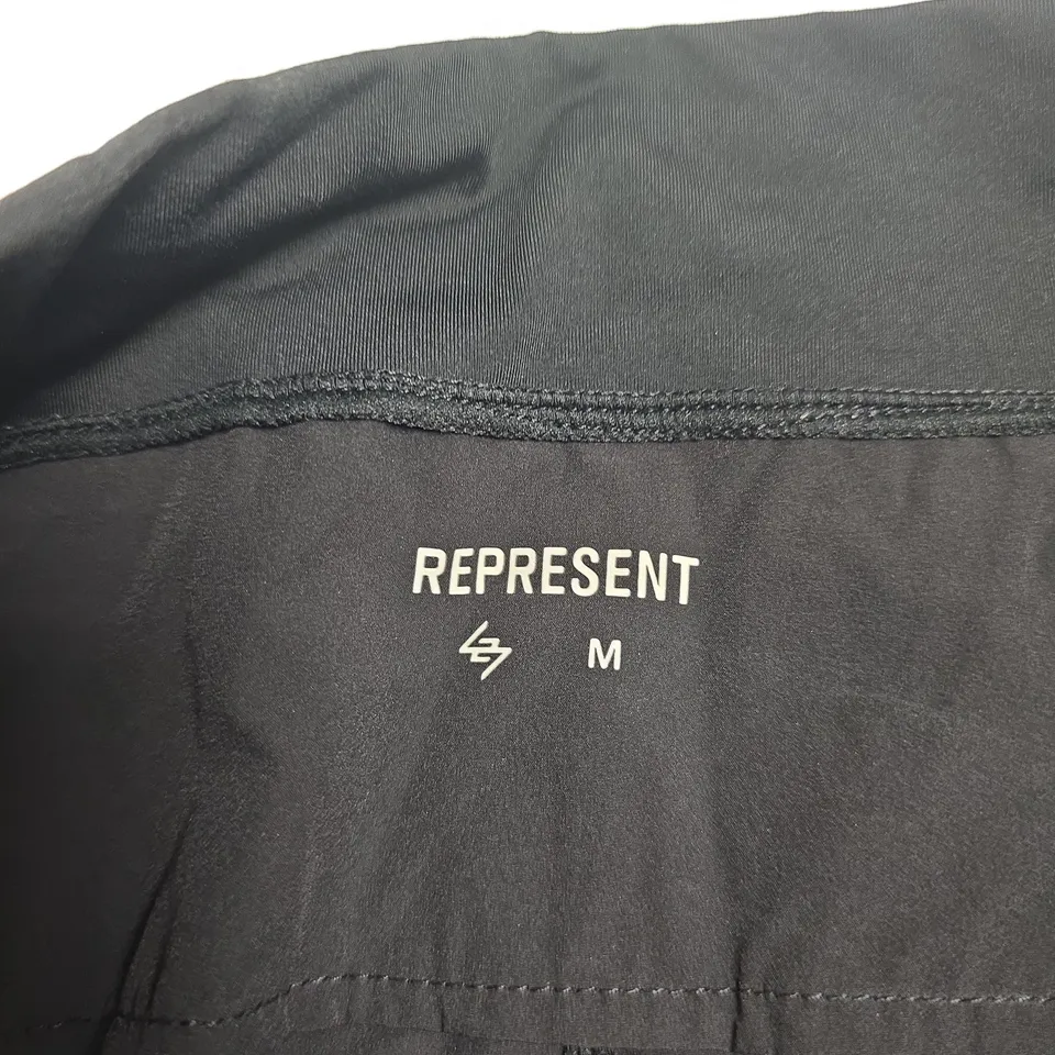 REPRESENT BLACK TRACK PANTS – SIZE M