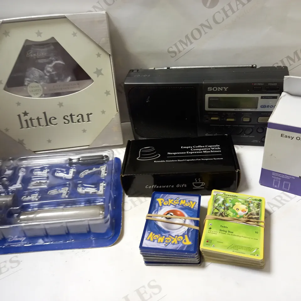 LOT OF APPROX 15 ASSORTED HOSUEHOLD ITEMS TO INCLUDE CANON INTELLIGENT ORGANIZER, STEEL AMMO, BABY CARE SET, ETC