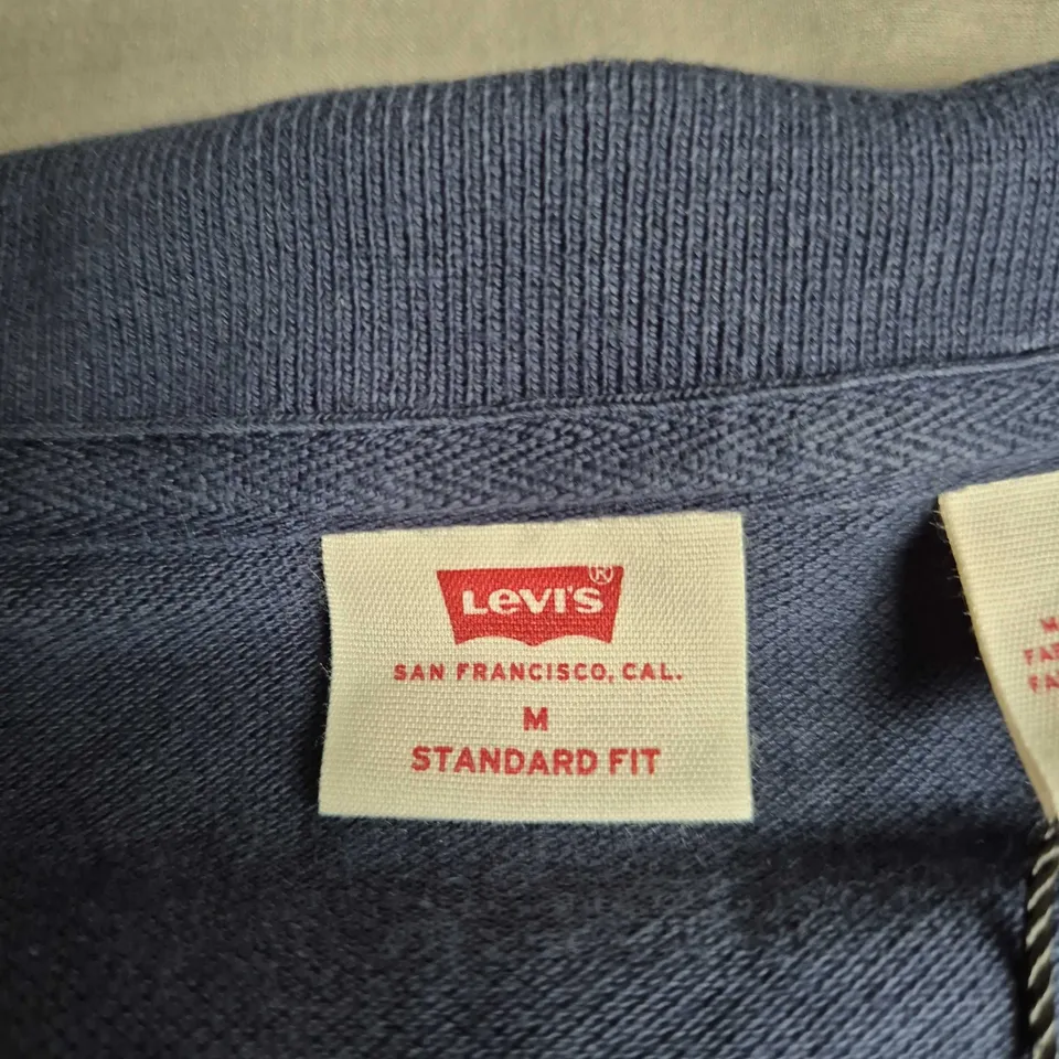 LEVI'S POLO SHIRT – NAVY, MEN'S, SIZE M (STANDARD FIT)