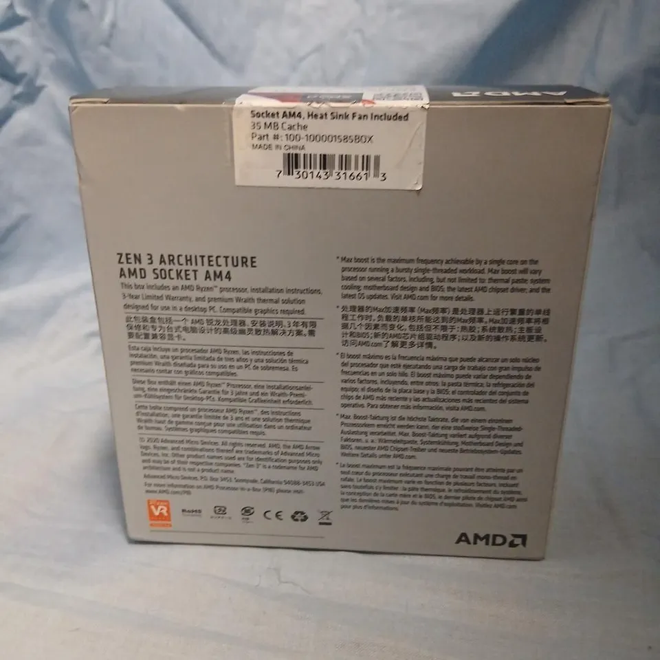 AMD RYZEN 5 5000 SERIES PROCESSOR – SOCKET AM4