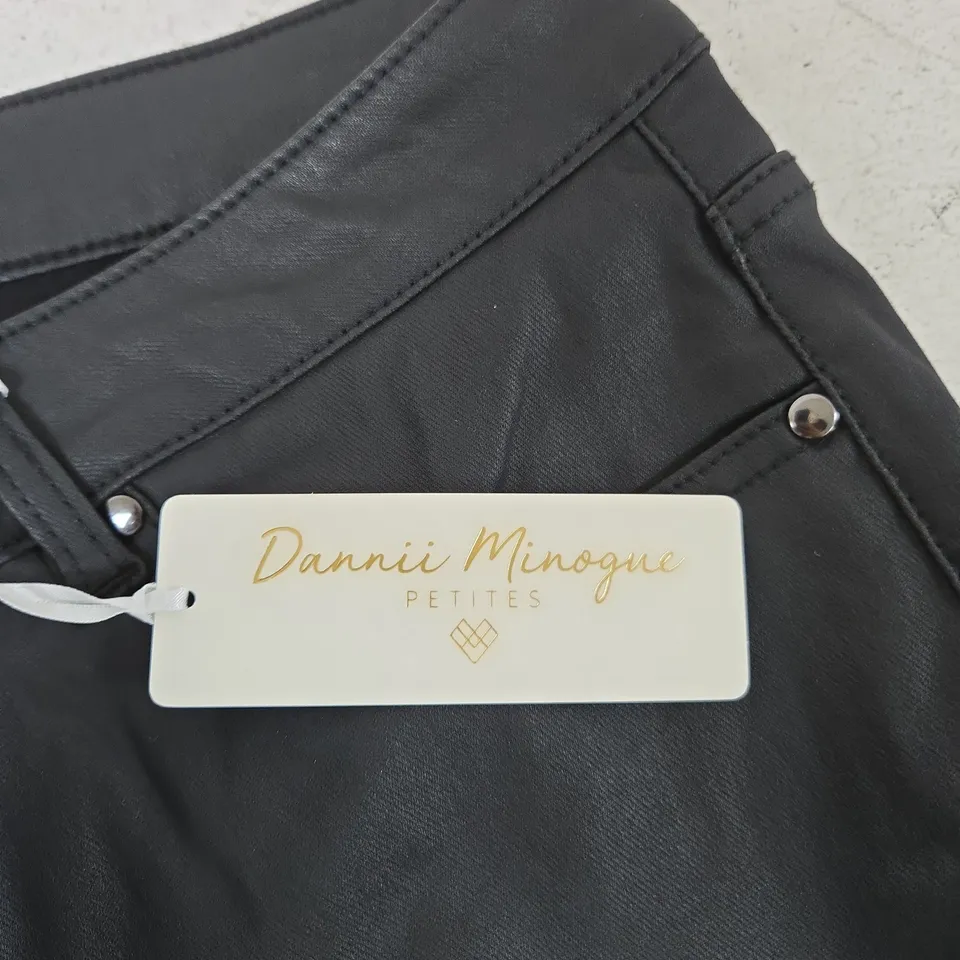 DANNII MINOGUE PETITES BLACK TROUSERS, UK 16P