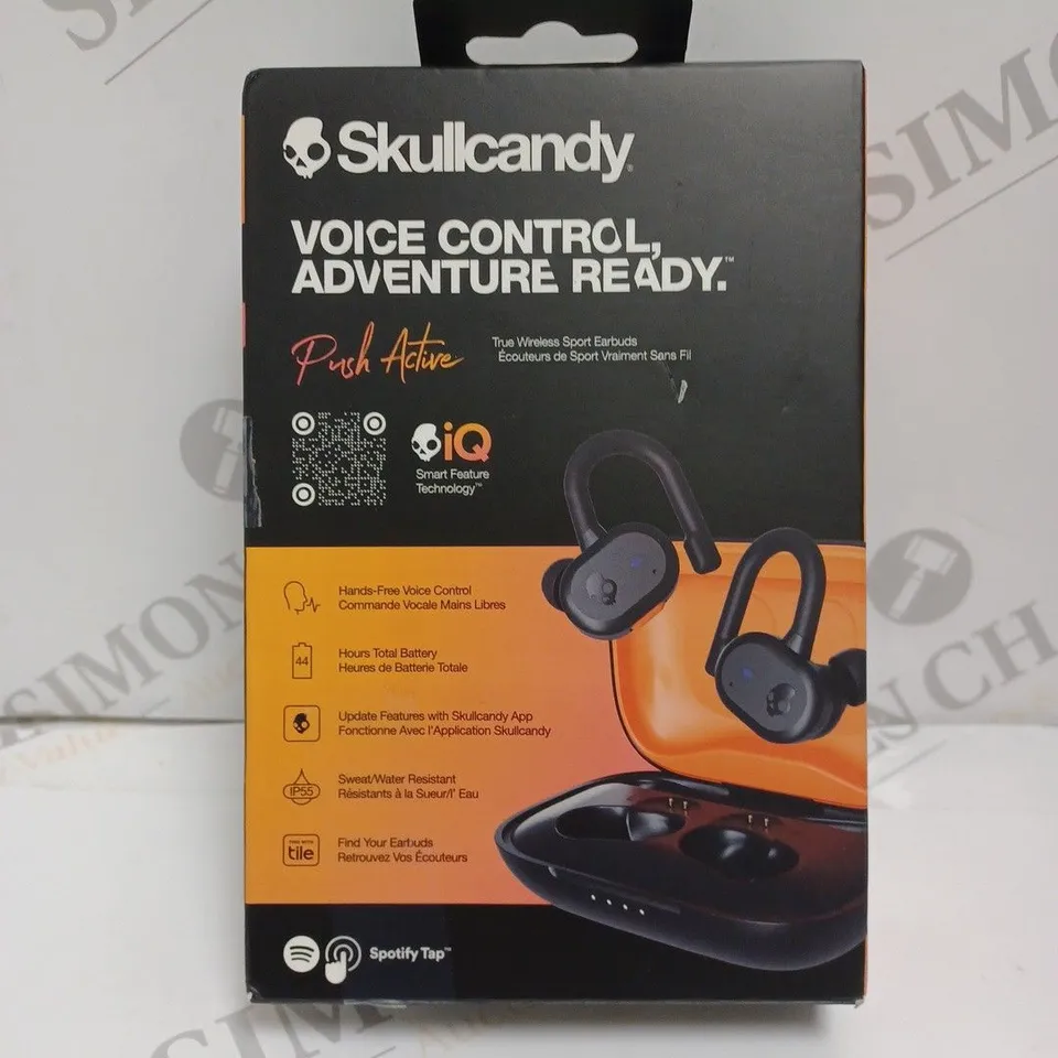BOXED SKULLCANDY PUSH ACTIVE TRUE WIRELESS EARBUDS 