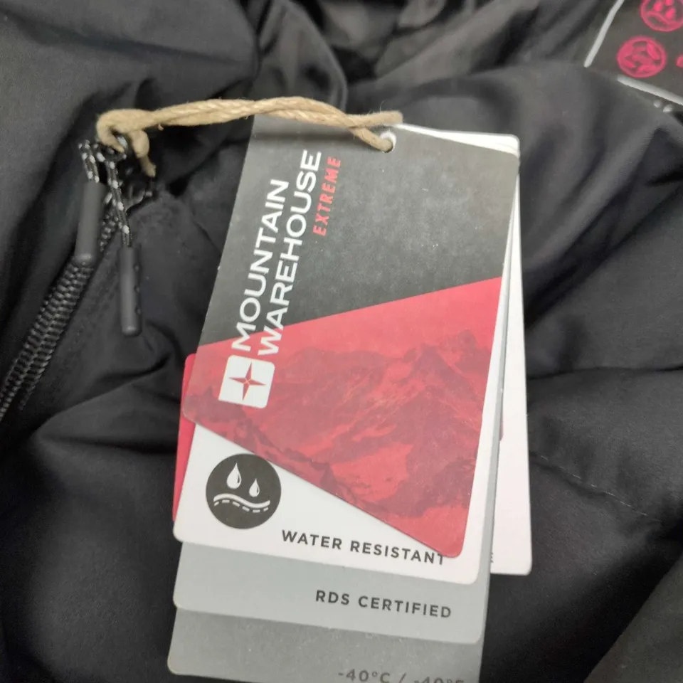 MOUNTAIN WAREHOUSE WOMEN'S COSY WRAP II EXTREME DOWN JACKET – BLACK, UK 16