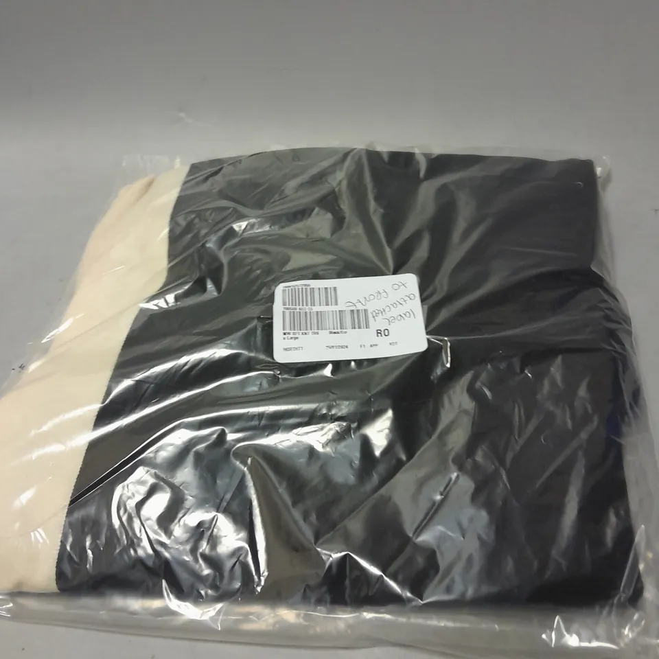 WYNNE COLLECTION SOFTKNIT SWEATER KNIT TROUSERS WITH SIDE STRIPE SIZE L