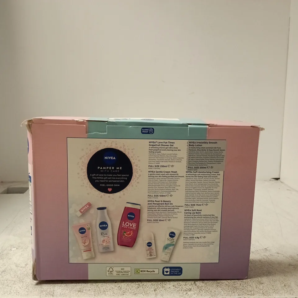 NIVEA PAMPER ME WITH CARE GIFT SET (BOXED)