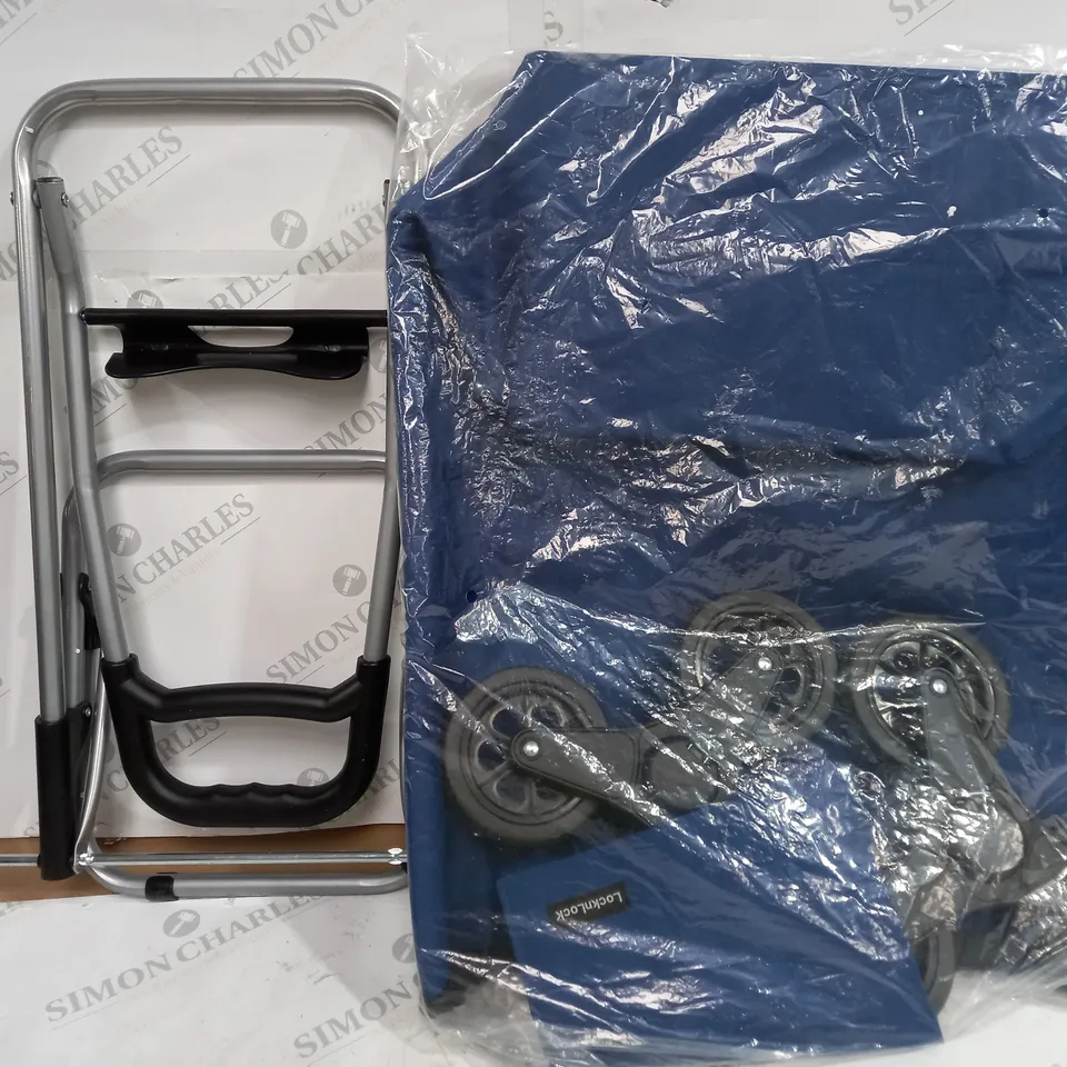 LOCK 'N LOCK INSULATED SHOPPING TROLLEY CART, NAVY