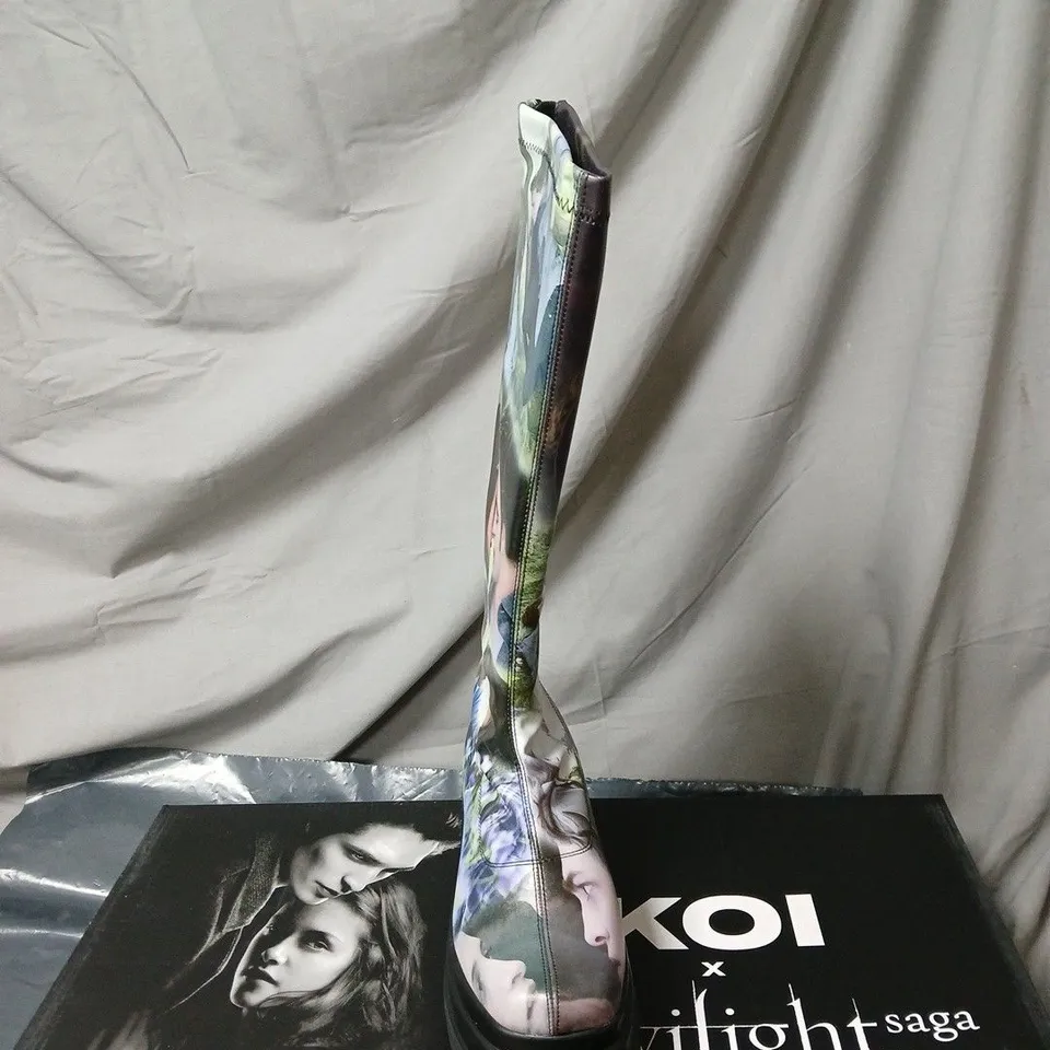 KOI THE TWILIGHT SAGA BEDWARD LONG BOOTS BOXED SIZE 3