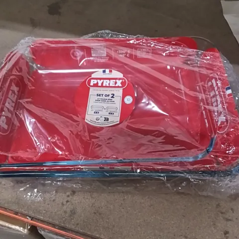 PYREX SET OF 2 OVEN COOKING TRAY