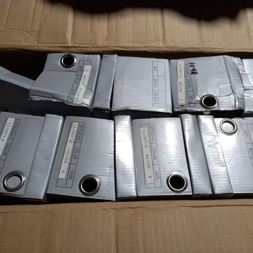 APPROXIMATELY 10 BOXED PAIRS OF CASANDRA SILVER SANDALS IN VARIOUS SIZES TO INCLUDE SIZE 5 