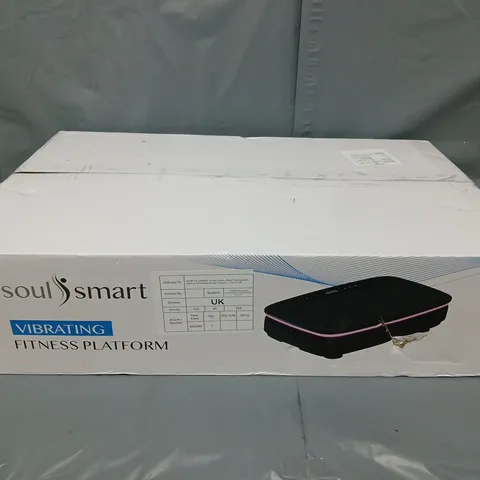 BOXED SOUL SMART VIBRATING FITNESS PLATFORM