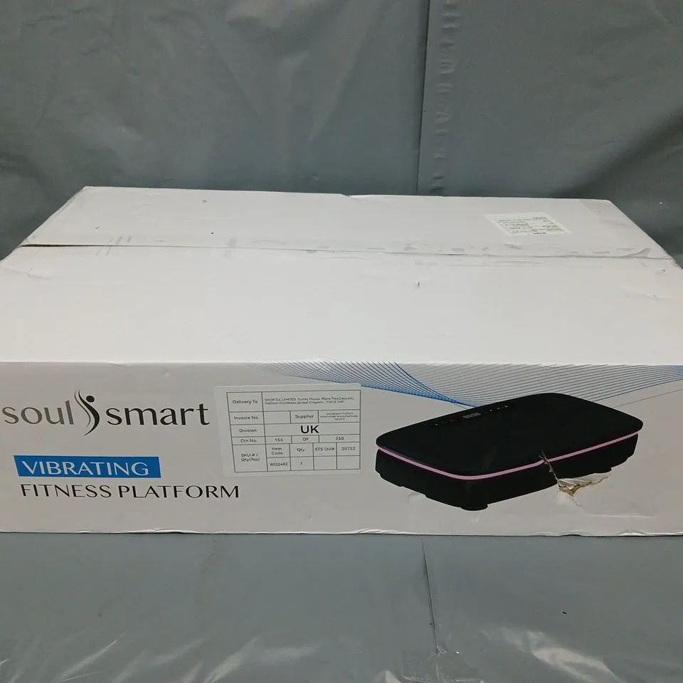 BOXED SOUL SMART VIBRATING FITNESS PLATFORM