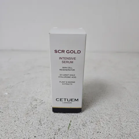 CETUEM London SCR Gold Intensive Serum β 24 Carat Gold Hyaluronic Acid, Skin Cell Regenerator