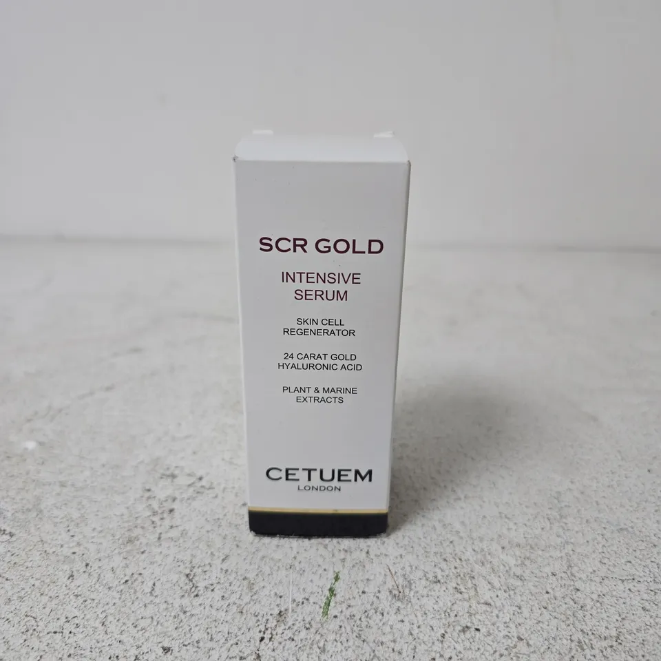 CETUEM London SCR Gold Intensive Serum – 24 Carat Gold Hyaluronic Acid, Skin Cell Regenerator
